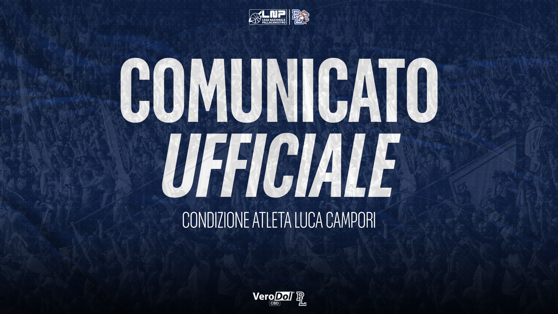 COMUNICATO UFFICIALE: condizioni atleta Luca Campori