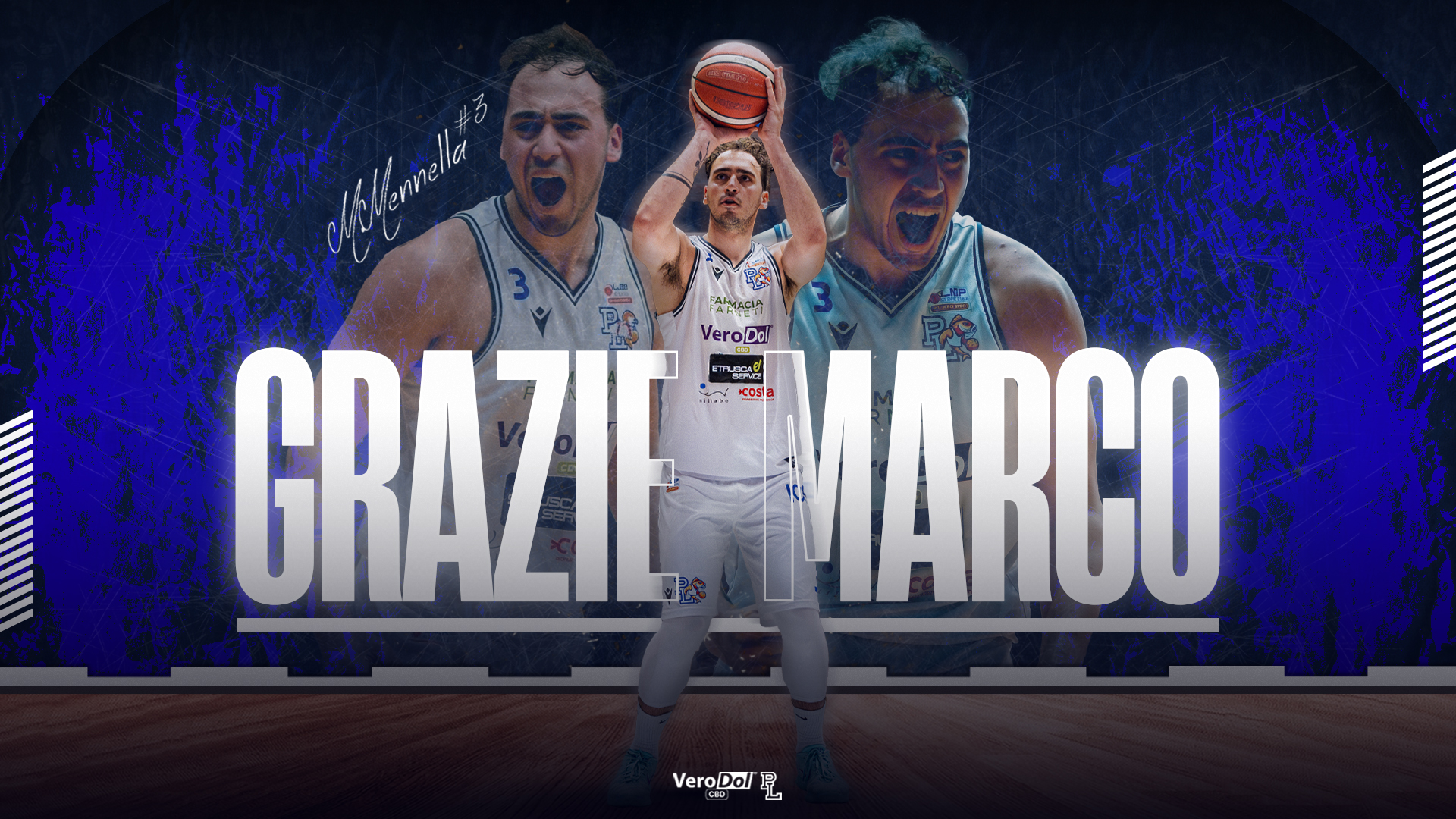 Serie B Nazionale: VeroDol CBD PL saluta e ringrazia Marco Mennella