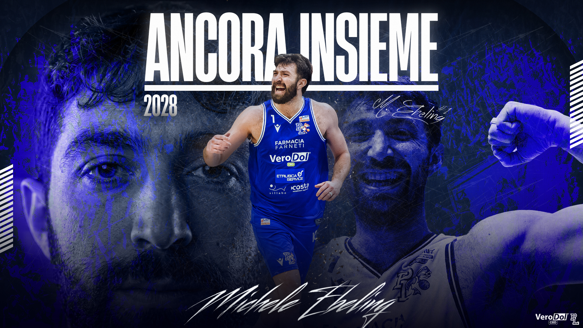 Serie B Nazionale: la VeroDol CBD PL e Michele Ebeling rinnovano fino al 2028