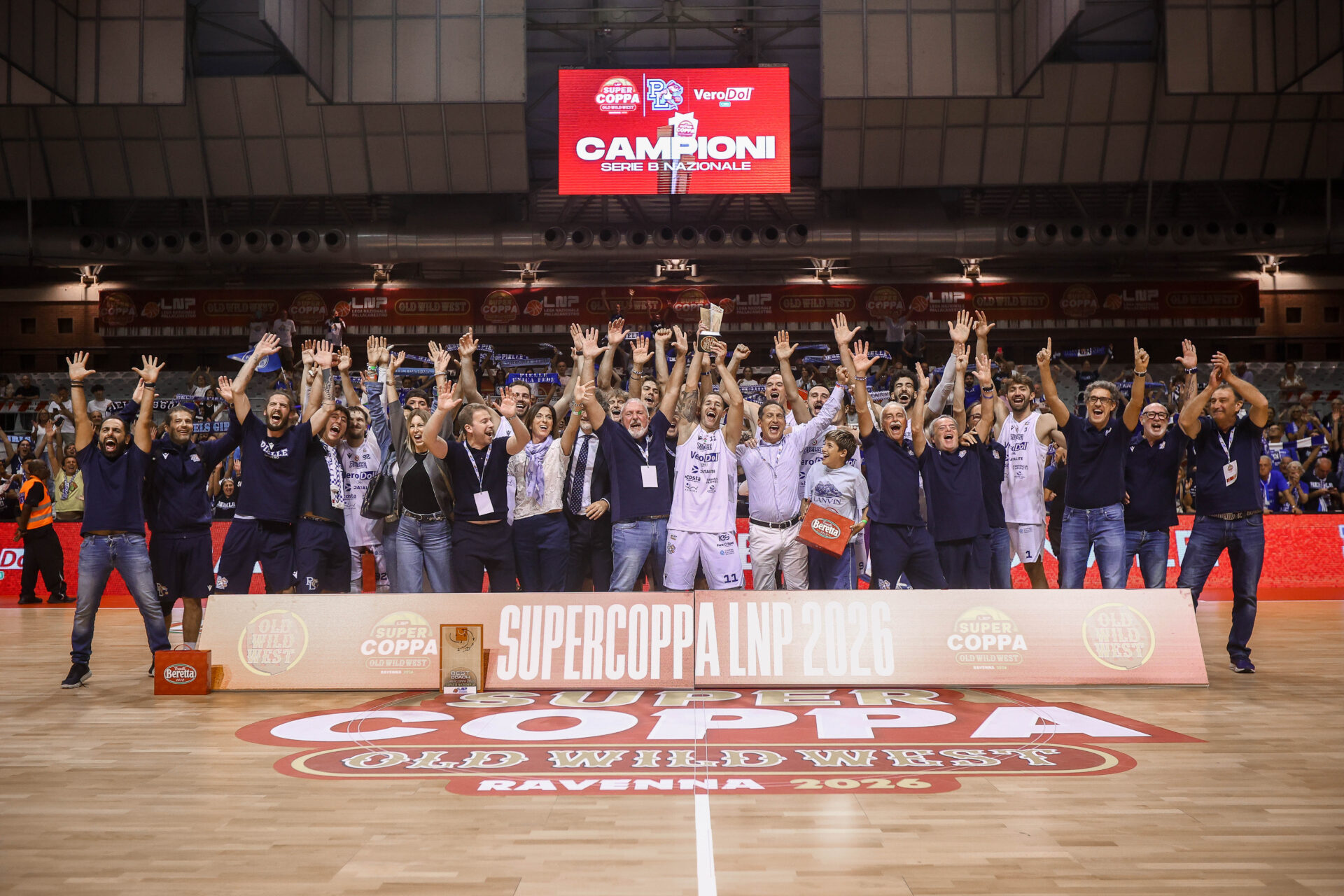 Supercoppa LNP: la VeroDol CBD PL accelera nel finale e si aggiudica il terzo trofeo in 3 anni
